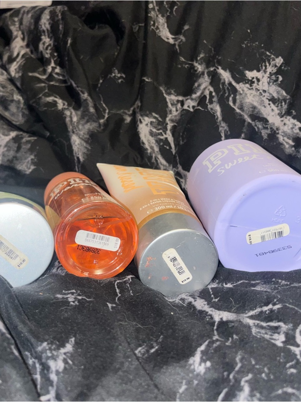 RESERVED Vs pink body scrub mist and lotion total flirt warm & cozy sunkisse - Picture 2 of 4